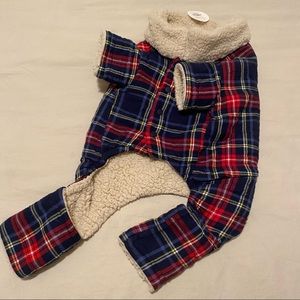 (NWT) OFFLEASH by Aerie Flannel Dog Pajamas